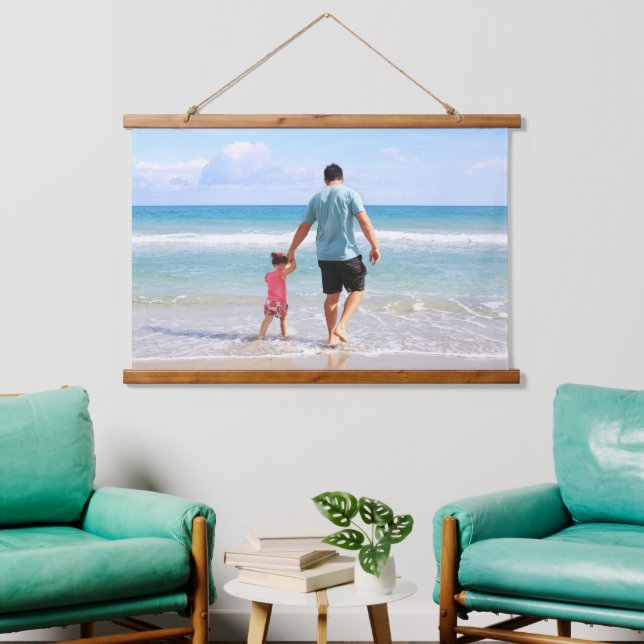 Add Your Own Photo and/or Text   Hanging Tapestry (Living Room)