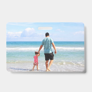 Add Your Own Photo and/or Text ID Badge