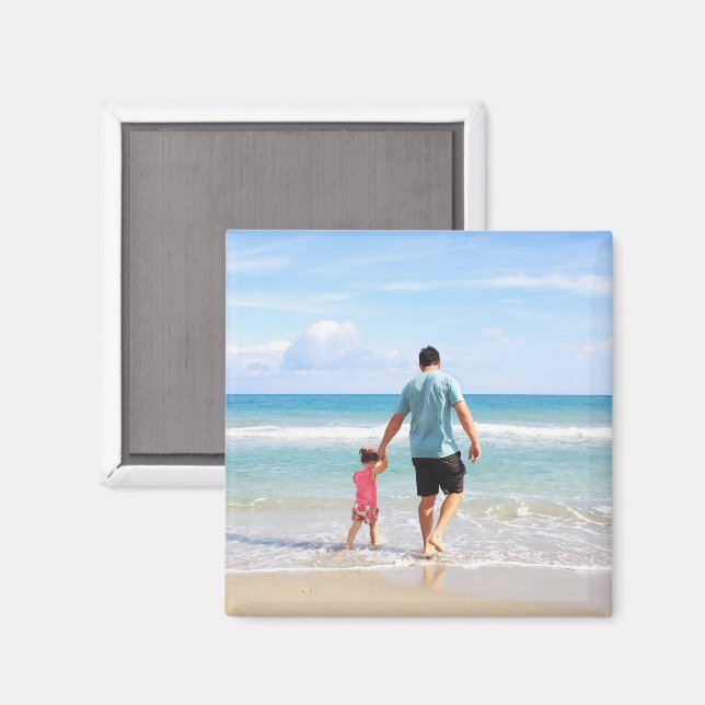 Add Your Own Photo and/or Text Magnet (Front/Back)
