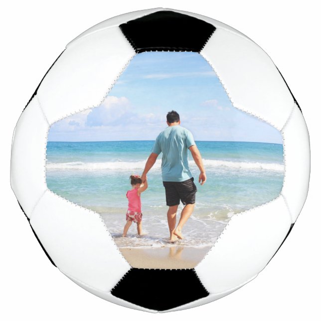 Add Your Own Photo and/or Text Soccer Ball (Front)