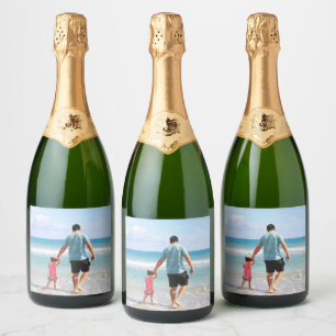 Add Your Own Photo and/or Text  Sparkling Wine Label