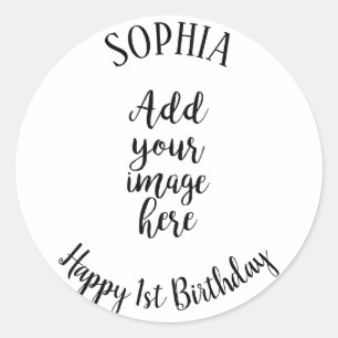 Add your own photo Birthday Sticker