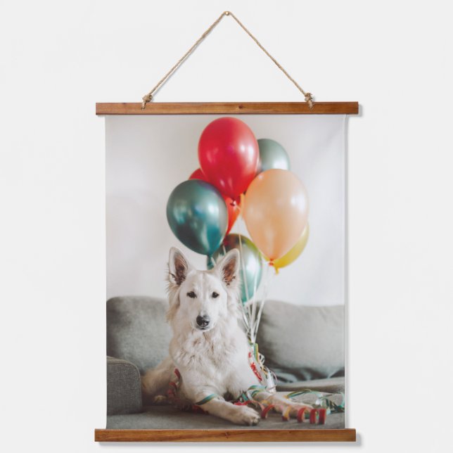 Add Your Own Photo | Custom Dog Photo Hanging Tapestry (Front)