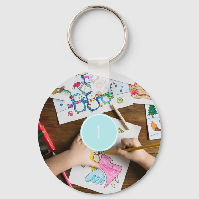 Add your own Photo Customisable Keyring (Front)