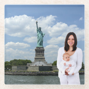 ADD YOUR OWN PHOTO GLASS COASTER
