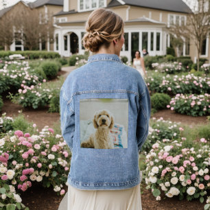 Add your own photo or artwork Personalised Denim Jacket