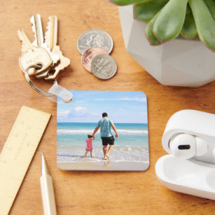 Add Your Own Photo or Text Aluminium Key Ring