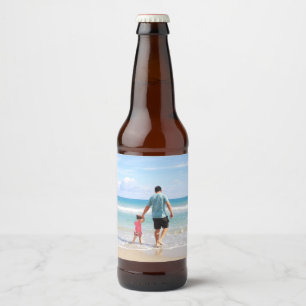 Add Your Own Photo or Text Beer Bottle Label