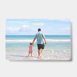 Add Your Own Photo or Text ID Badge