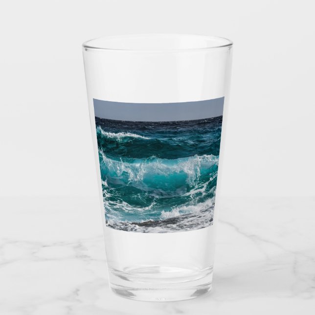 Add Your Own Photo Personalised Glass (Front)