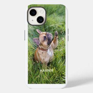 Add Your Own Photo Pet Dog Personalised Name iPhone 14 Case