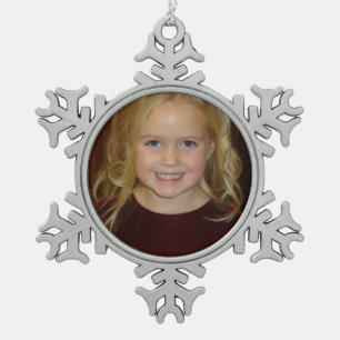 Add Your Own Photo Snowflake Ornament