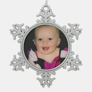 Add Your Own Photo Snowflake Ornament