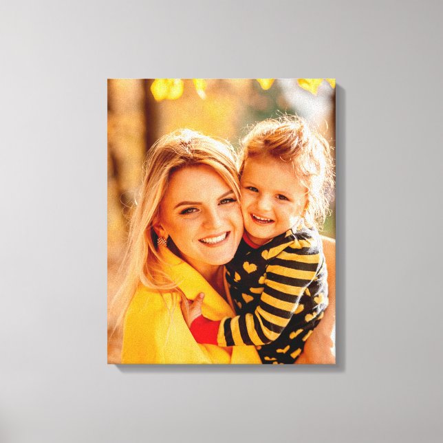 Add Your Own Photo | Template  Canvas Print (Front)