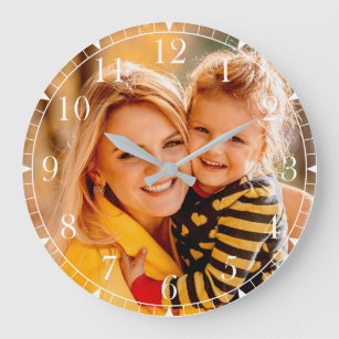 Add Your Own Photo   Template Large Clock