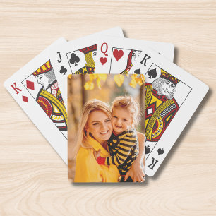 Add Your Own Photo Template Playing Cards
