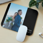 Add Your Own Photo Wedding Personalised Name Mouse Pad<br><div class="desc">Add Your Own Photo Wedding Personalised Name features your favourite photo with your personalised name. Personalised by editing the text in the text boxes provided. Perfect for school,  work or home. Designed by ©Evco Studio www.zazzle.com/store/evcostudio</div>