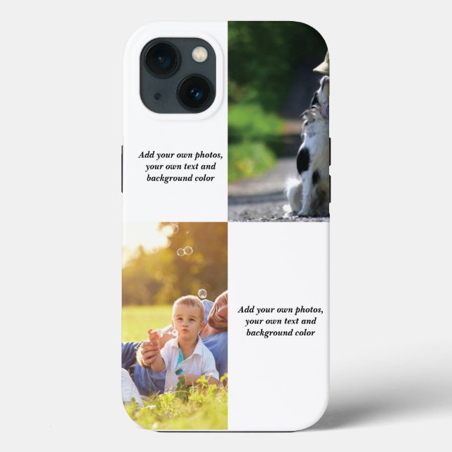 Add your own photos, text and  background throw pi Case-Mate iPhone case (Back)