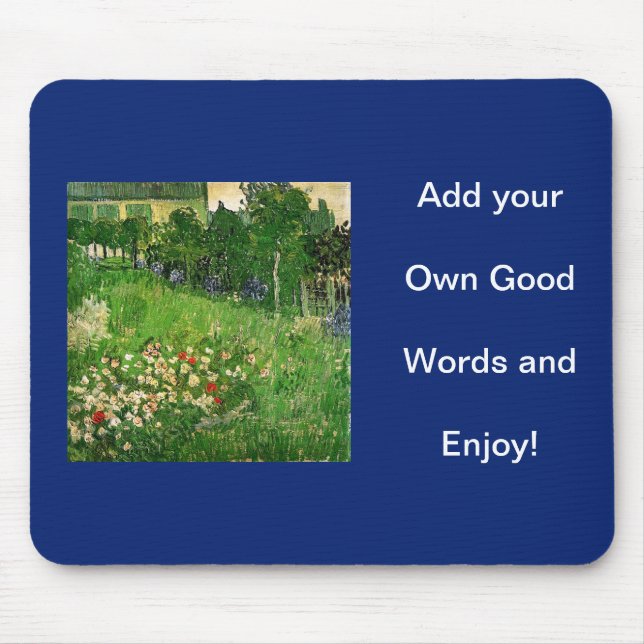 Add your own picture and words mouse pad (Front)