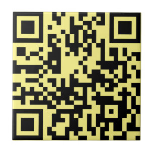 Add your own QR Code text Scan Minimal Simple Tile