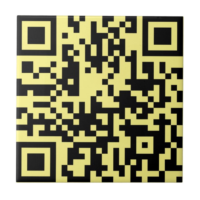 Add your own QR Code text Scan Minimal Simple Tile (Front)