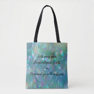 Add Your Own Quote or Name - Firefly Watercolor Tote Bag