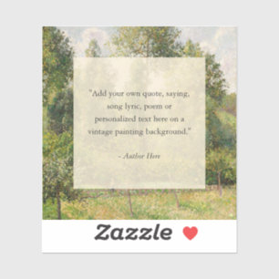 Add Your Own Quote Vintage Landscape Painting