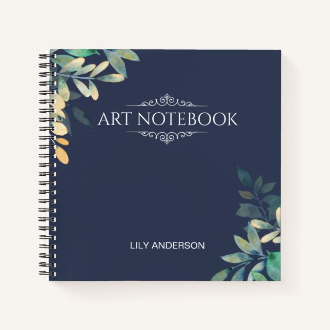 Add Your Own Subject and Name with 2025 Calendar Notebook (Front)