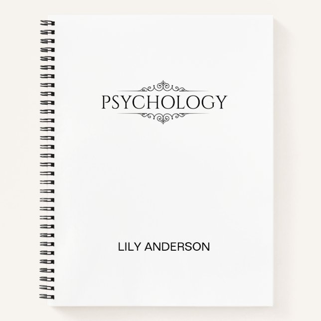 Add Your Own Subject and Name with 2025 Calendar Notebook (Front)