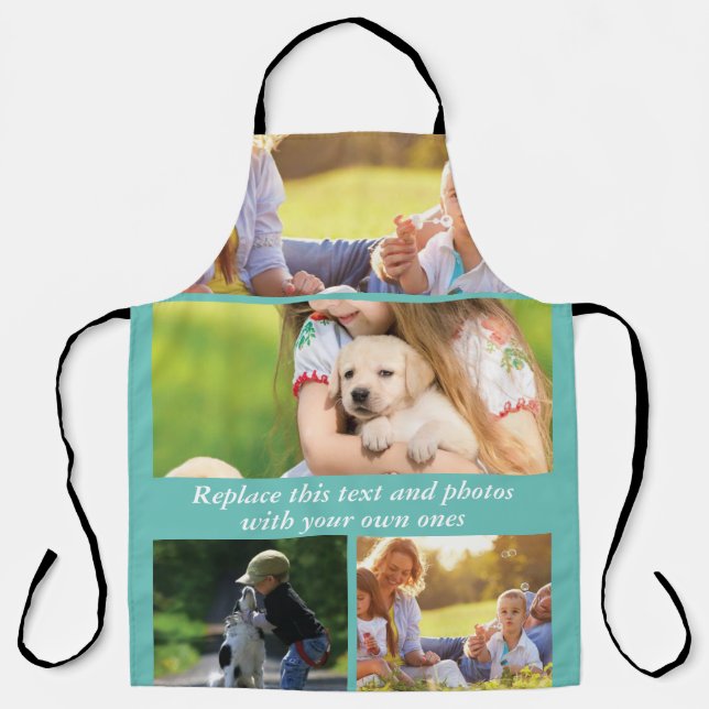 Add your own text and photos apron (Front)