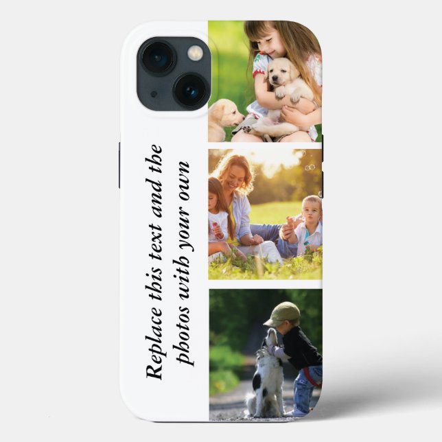 Add your own text and pics  Case-Mate iPhone case (Back)