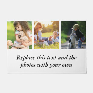 Add your own text and pics doormat