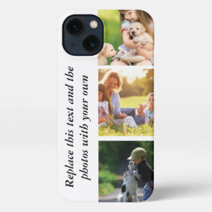 Add your own text and pics iPhone 13 case