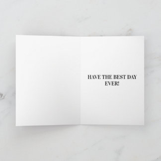 ADD YOUR OWN TEXT Birthday Holiday Card