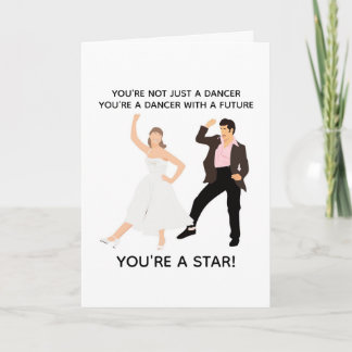 ADD YOUR OWN TEXT dancing birthday  Card