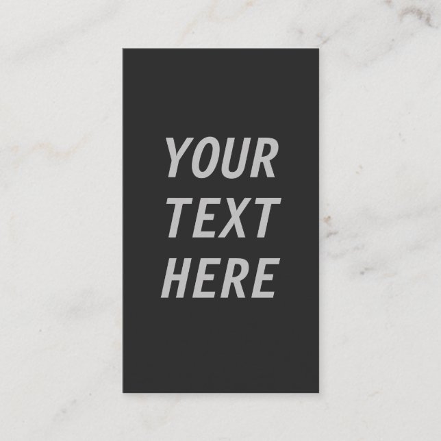 Add Your Own Text  Enclosure Card (Front)