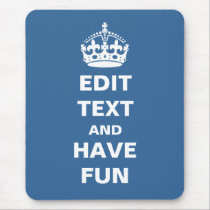 Add your own text here! mouse pad
