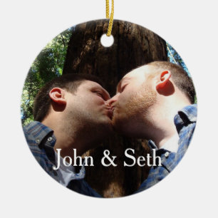 Add Your Own Text & Photo Custom Ornament