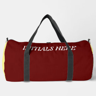 ADD YOUR OWN TEXT Rhubarb & Custard gym bag