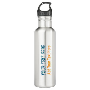 Add Your Own Text Slogan Minimalist Modern Plain 710 Ml Water Bottle