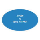 ADD YOUR OWN TEXT-STICKER CLASSIC ROUND STICKER