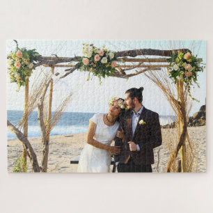 Add-Your-Own Wedding Photo 1014 Pc Puzzle