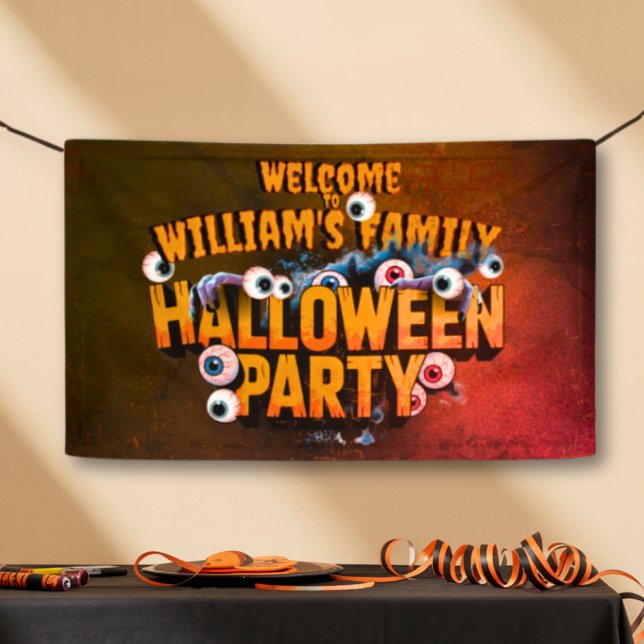 Add Your Own Words Custom Halloween Monsters Banner (Creator Uploaded)