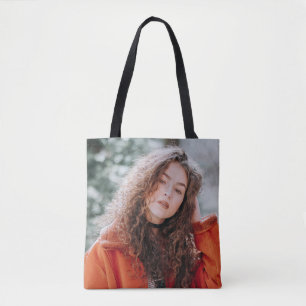 ADD YOUR PHOTO ALL OVER PRINT TOTE BAG