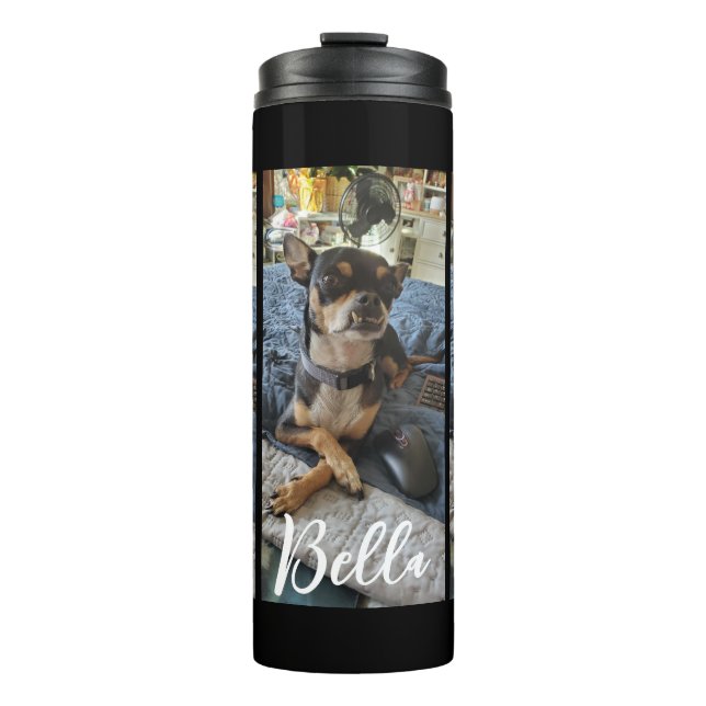 Add your photo and name to this    thermal tumbler (Front)