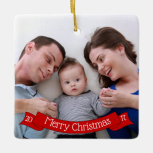 Add Your Photo Christmas Ornament