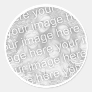 Add Your Photo Classic Round Sticker