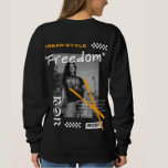 Add your photo Cool Urban style street wear Black Sweatshirt<br><div class="desc">Modern urban style for teen with black and white photo. Just put your coloured photo and it will become black and white with our filter. Enjoy your present urban present !</div>