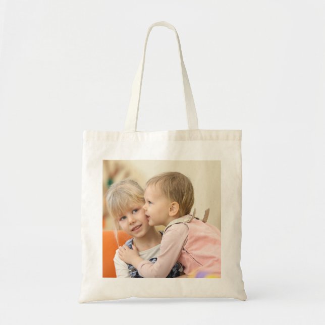 Add Your Photo Custom Tote Bag (Front)