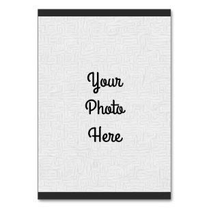 Add your Photo/Design - Table Number